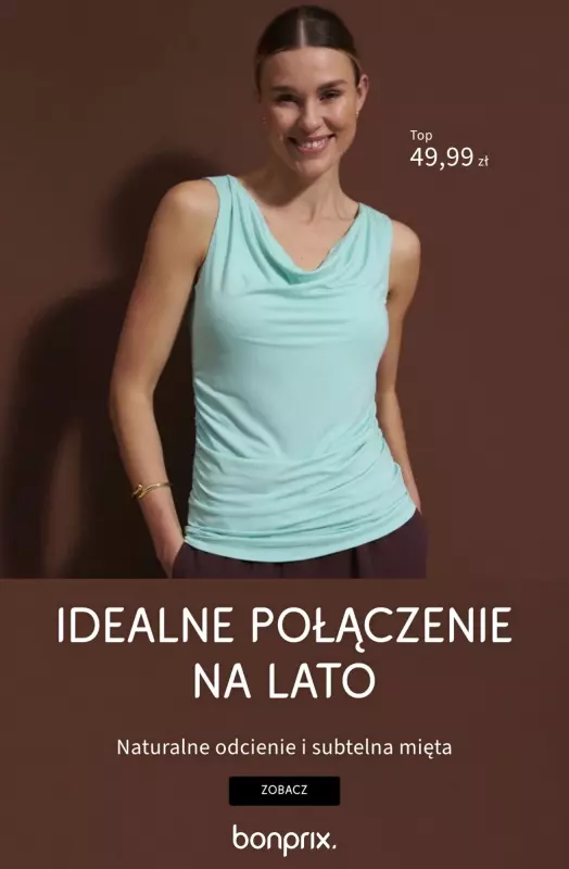 bonprix - gazetka promocyjna Mięta i naturalne odcienie - idealne na lato od piątku 27.06 do czwartku 03.07