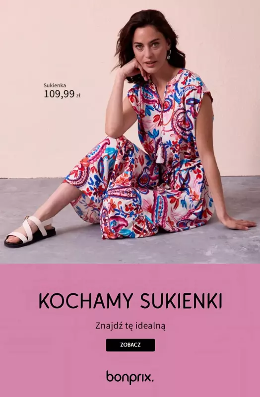 bonprix - gazetka promocyjna Sukienki letnie – znajdź tę idealną od piątku 04.07 