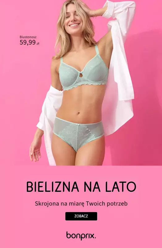 bonprix - gazetka promocyjna Bielizna na lato od poniedziałku 07.07 