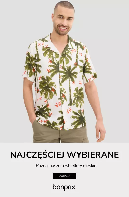 bonprix - gazetka promocyjna BESTSELLERY męskie  