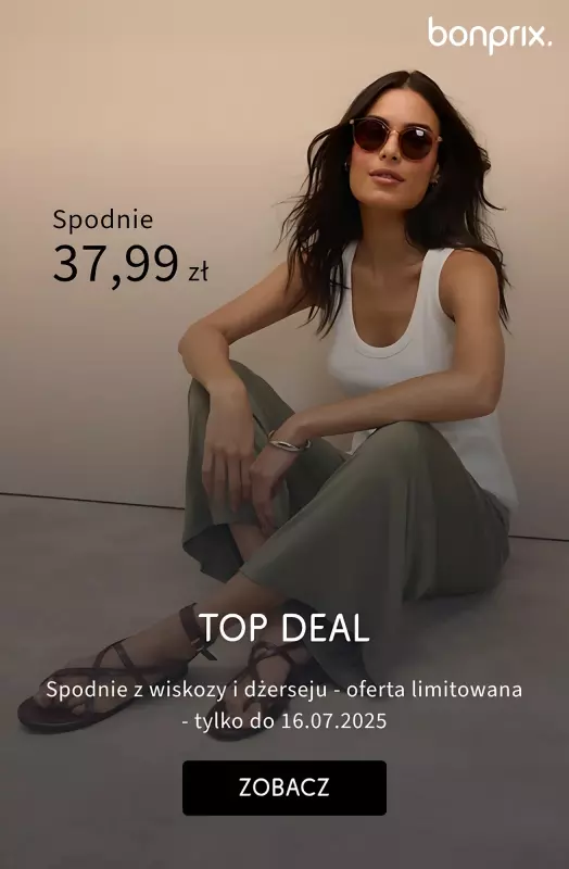 bonprix - gazetka promocyjna TOP DEAL - limitowana czasowo oferta  