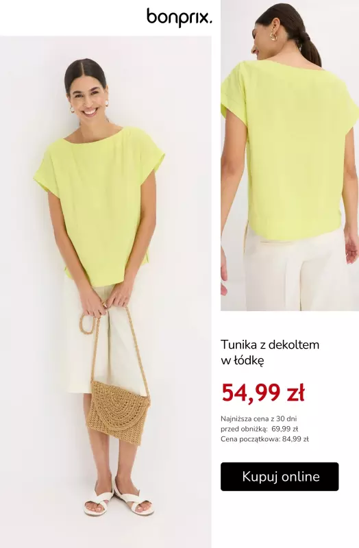 bonprix - gazetka promocyjna Nowości na wyprzedaży dla Niej od poniedziałku 14.07 do poniedziałku 21.07 - strona 9