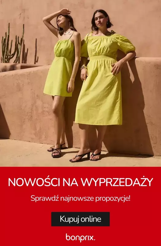 bonprix - gazetka promocyjna Nowości na wyprzedaży dla Niej od poniedziałku 14.07 do poniedziałku 21.07