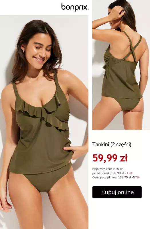 bonprix - gazetka promocyjna Stroje kąpielowe z wyprzedaży – od 12,99 zł od poniedziałku 14.07  - strona 4