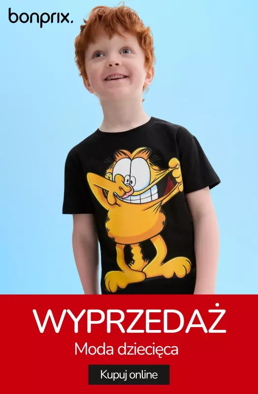 bonprix - gazetka promocyjna Do -50% na ubrania dziecięce od piątku 18.07 