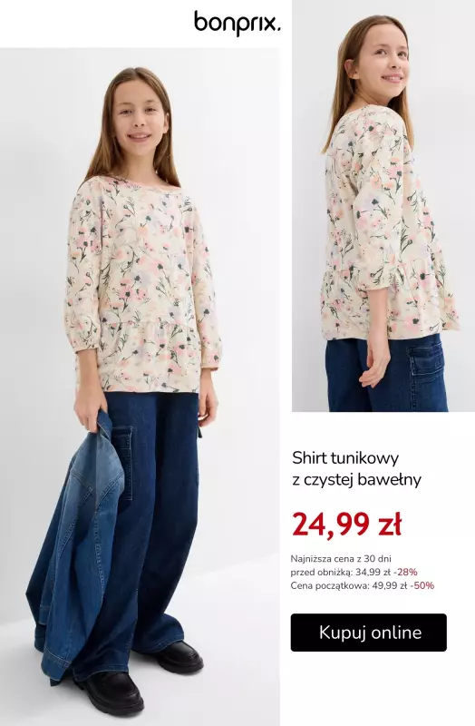 bonprix - gazetka promocyjna Do -50% na ubrania dziecięce   - strona 2