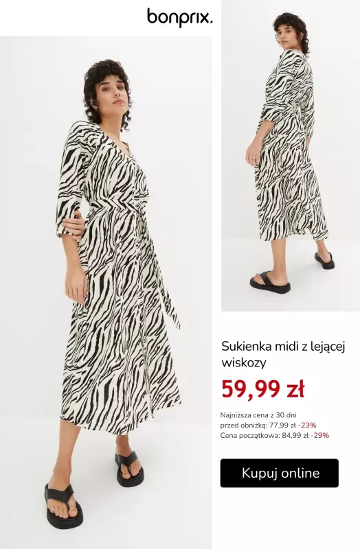 bonprix - gazetka promocyjna Sukienki z wyprzedaży – do 99 zł   - strona 2