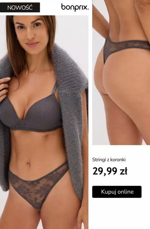 bonprix - gazetka promocyjna Nowa kolekcja bielizny – już od 29,99 zł   - strona 3