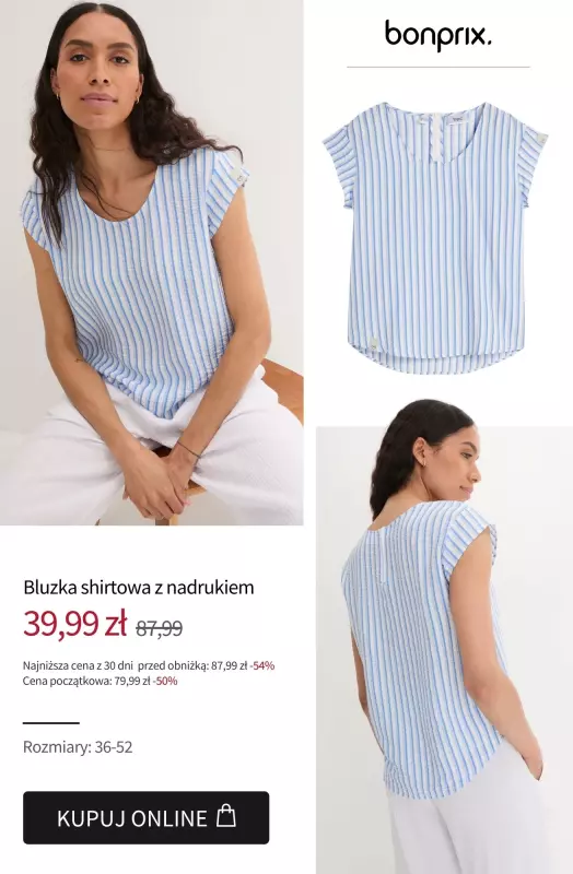 bonprix - gazetka promocyjna SALE - Koszulki, bluzki i topy   - strona 2