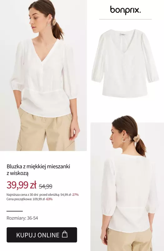 bonprix - gazetka promocyjna SALE - Koszulki, bluzki i topy   - strona 3