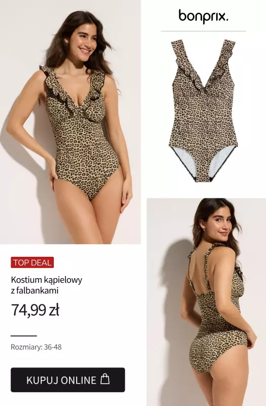 bonprix - gazetka promocyjna BEACHWEAR - Stroje kąpielowe już od 34,99 zł   - strona 2