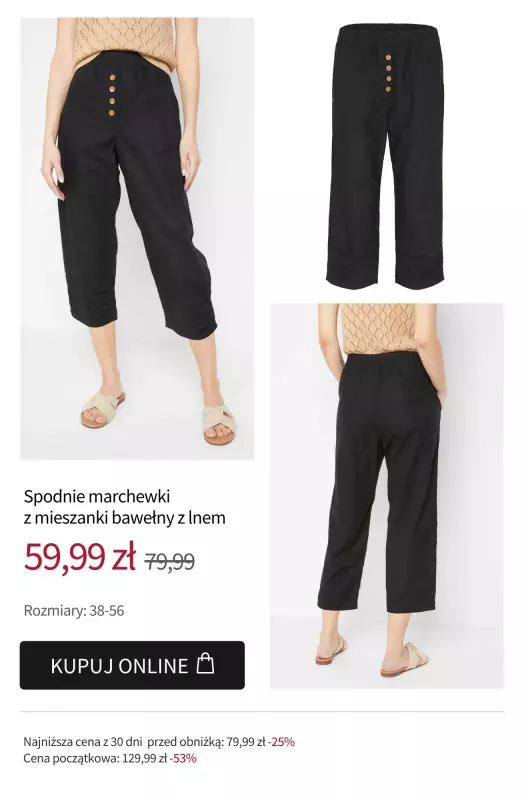 bonprix - gazetka promocyjna Nowości na wyprzedaży! od czwartku 07.08 do środy 13.08 - strona 13