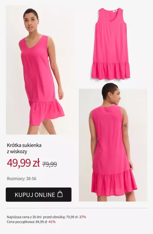 bonprix - gazetka promocyjna Sukienki — już od 37,99 zł   - strona 2