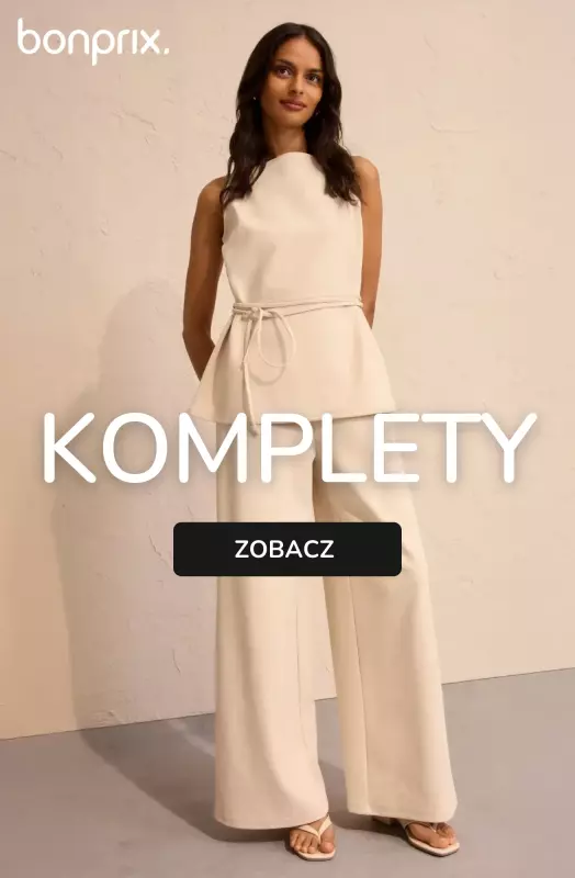 bonprix - gazetka promocyjna Komplety i zestawy od wtorku 19.08 