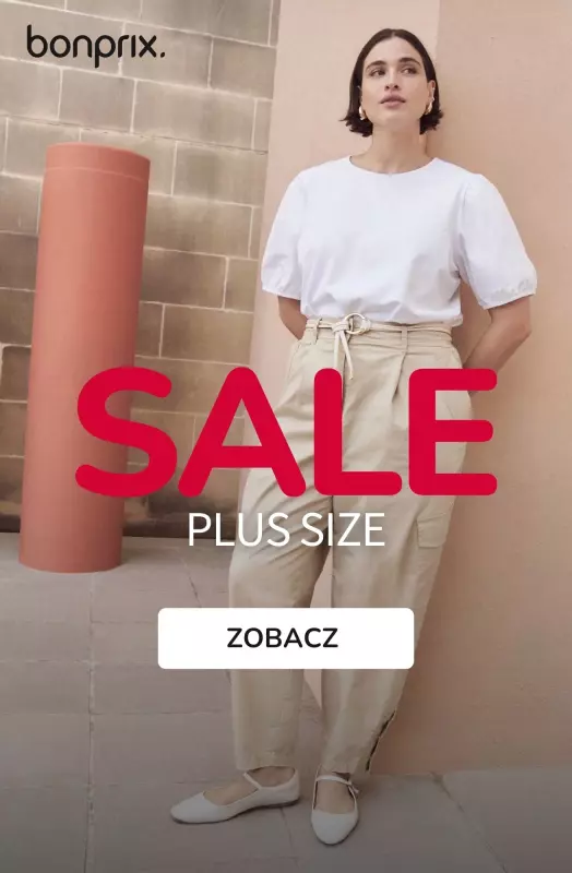 bonprix - gazetka promocyjna Damska odzież PLUS SIZE w świetnych cenach! od wtorku 26.08 