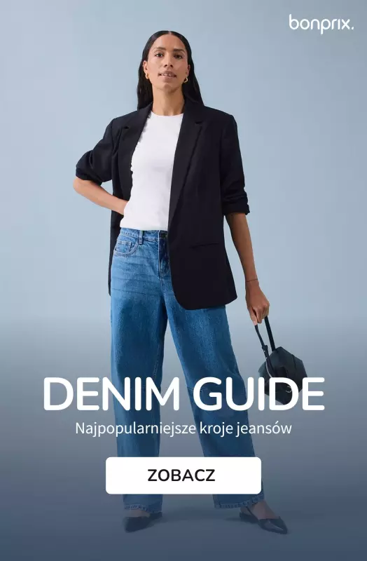 bonprix - gazetka promocyjna DENIM GUIDE - jeansy dla całej rodziny od środy 03.09 do wtorku 09.09