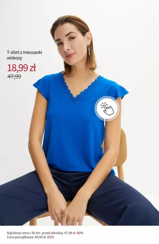 bonprix - gazetka promocyjna Stylowe bluzki na wyprzedaży!   - strona 2
