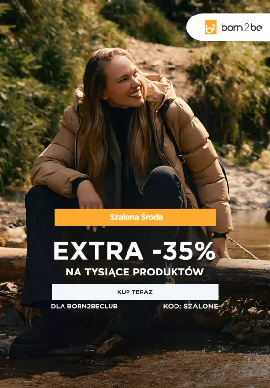 Born2be - gazetka promocyjna Extra -35% na wybrane produkty w Klubie od środy 06.11 do czwartku 07.11