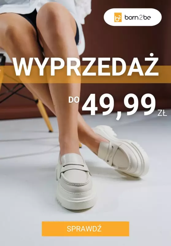 Born2be - gazetka promocyjna Wyprzedaż: wybrane produkty do 49,99 zł od czwartku 23.01 do poniedziałku 03.02