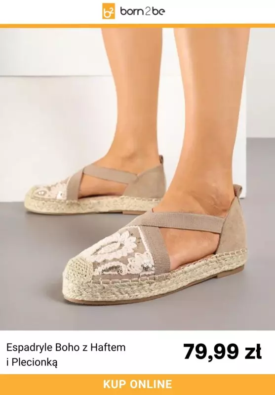 Born2be - gazetka promocyjna Espadryle już od 44,99 zł od środy 02.07 do wtorku 15.07 - strona 10