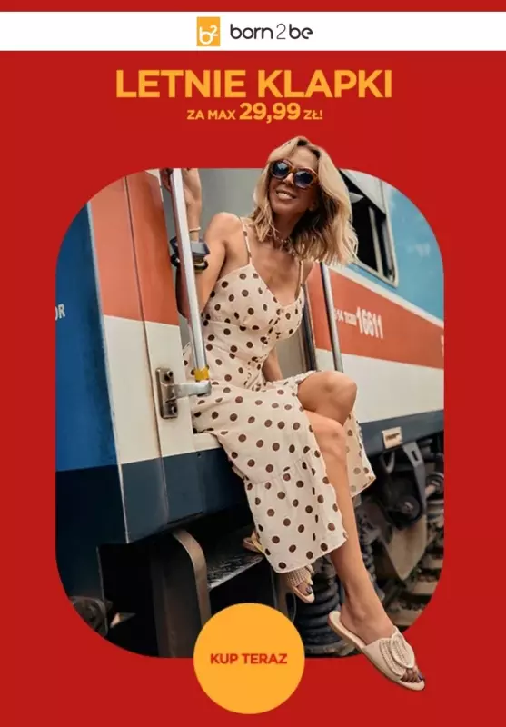 Born2be - gazetka promocyjna Letnie klapki za max 29,99 zł  