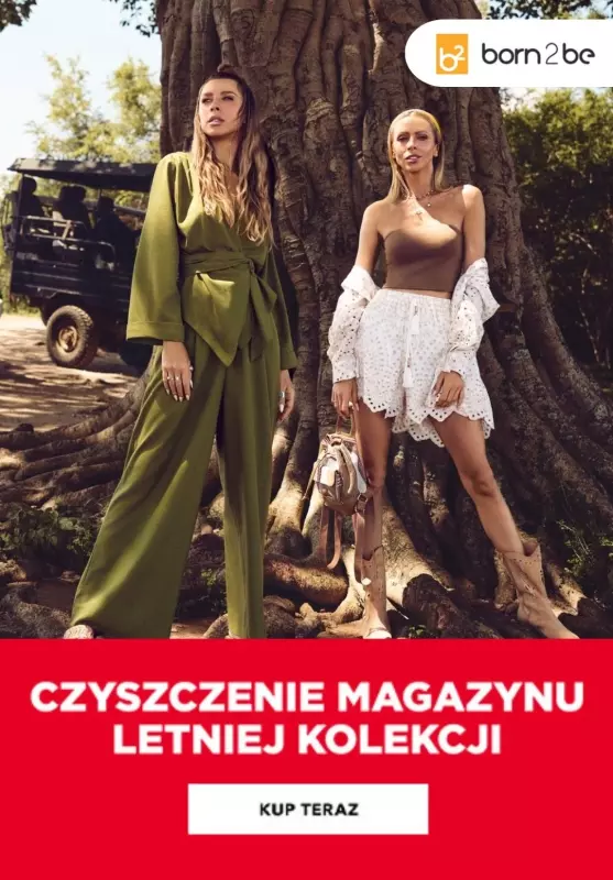 Born2be - gazetka promocyjna Czyszczenie magazynu - Letnia kolekcja w super cenach od poniedziałku 28.07 do środy 30.07