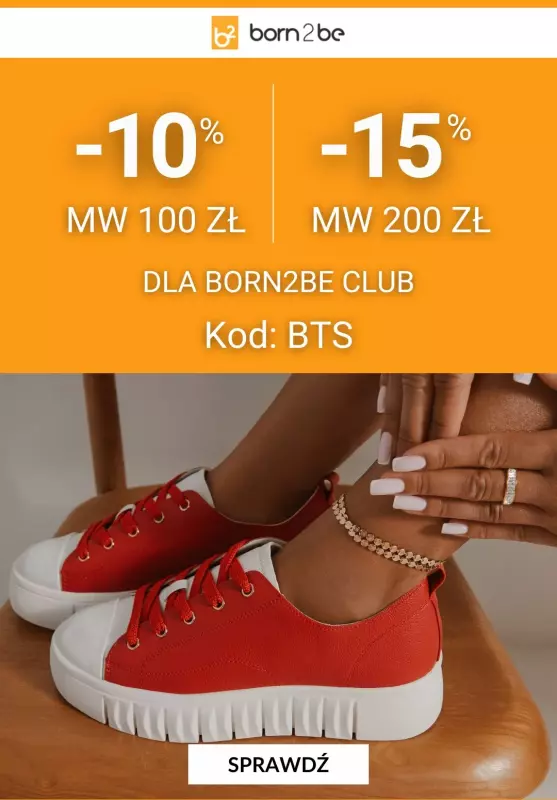 Born2be - gazetka promocyjna Do -15% na Back to School od czwartku 28.08 do środy 03.09