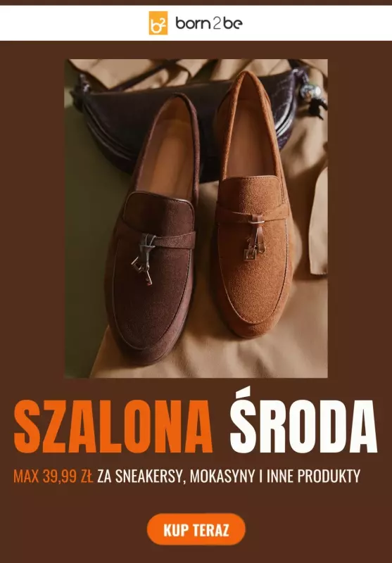 Born2be - gazetka promocyjna Max 39,99 zł za wybrane obuwie i odzież od środy 10.09 do piątku 12.09