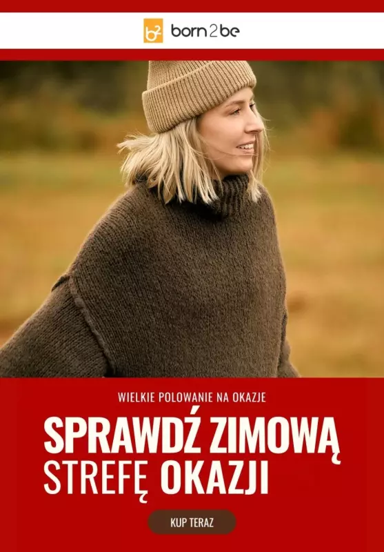 Born2be - gazetka promocyjna Zimowa Strefa Okazji od piątku 03.10 do środy 08.10