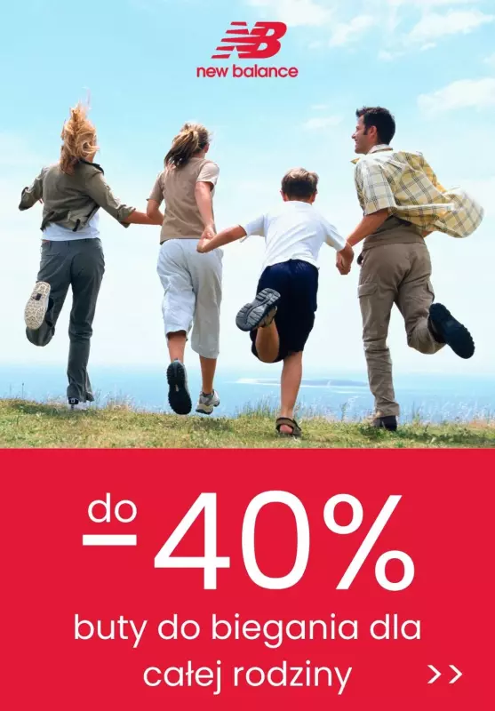 New Balance - gazetka promocyjna Do -40% buty do biegania dla całej rodziny od wtorku 12.03 