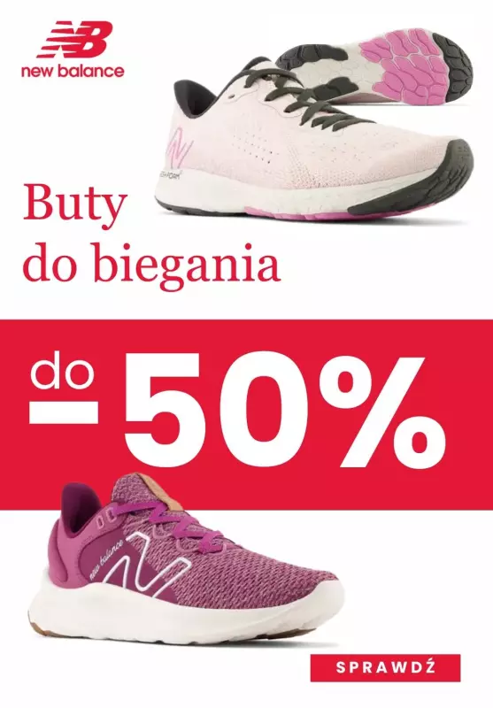 New Balance - gazetka promocyjna Buty do biegania do -50% od poniedziałku 10.06 