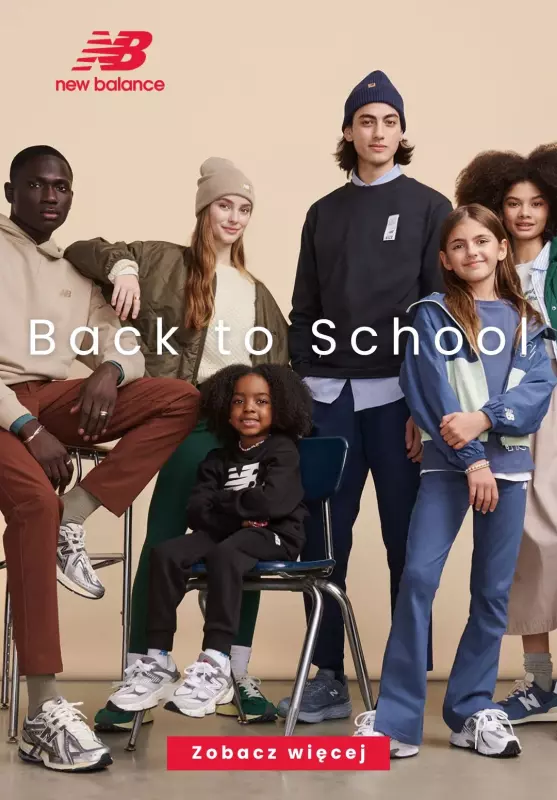 New Balance - gazetka promocyjna Back to School od czwartku 22.08 do środy 28.08