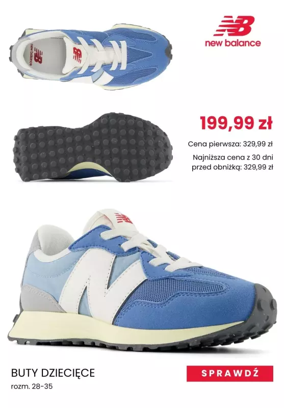 New Balance - gazetka promocyjna Buty dla całej rodziny do 200 zł od piątku 11.10  - strona 8