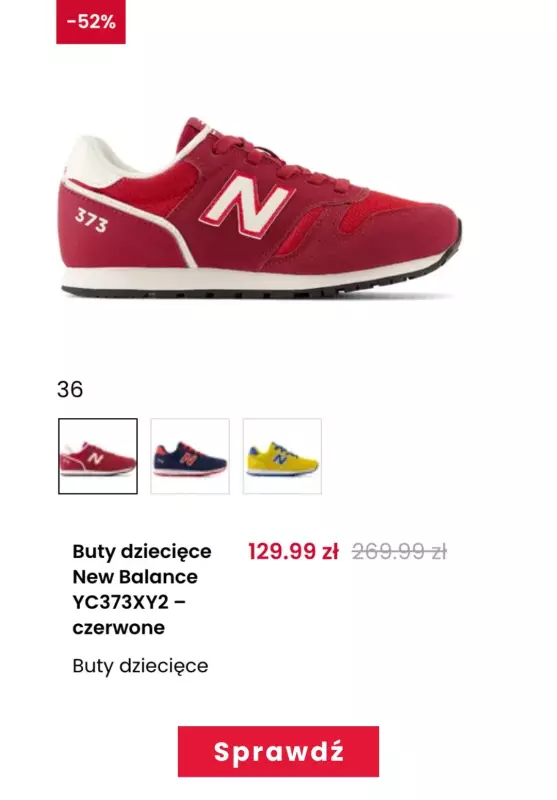 New Balance - gazetka promocyjna Ostatnie rozmiary butów do -60% od środy 30.10 do piątku 01.11 - strona 13