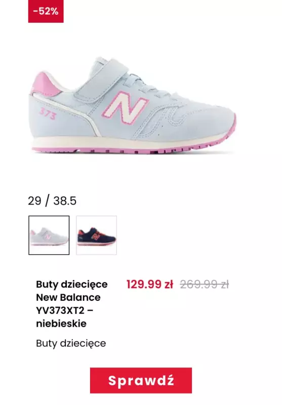 New Balance - gazetka promocyjna Ostatnie rozmiary butów do -60% od środy 30.10 do piątku 01.11 - strona 12