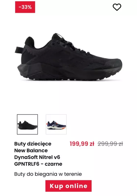 New Balance - gazetka promocyjna Zimowa wyprzedaż od poniedziałku 23.12 do niedzieli 29.12 - strona 10