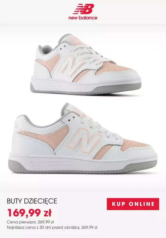 New Balance - gazetka promocyjna SALE – Buty dziecięce na nowy rok szkolny! od wtorku 12.08  - strona 2