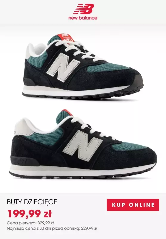 New Balance - gazetka promocyjna SALE – Buty dziecięce na nowy rok szkolny! od wtorku 12.08  - strona 10