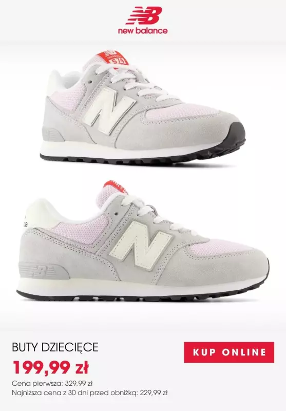 New Balance - gazetka promocyjna SALE – Buty dziecięce na nowy rok szkolny! od wtorku 12.08  - strona 6