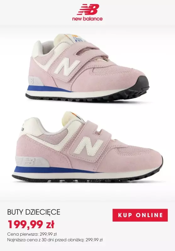 New Balance - gazetka promocyjna SALE – Buty dziecięce na nowy rok szkolny! od wtorku 12.08  - strona 4