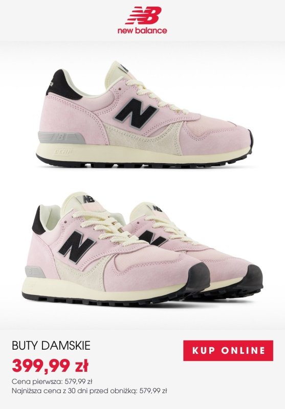 New Balance - gazetka promocyjna SALE: klasyczne sneakersy od wtorku 16.09  - strona 9