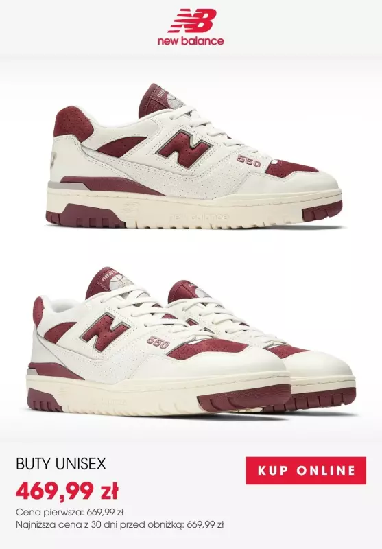 New Balance - gazetka promocyjna SALE: klasyczne sneakersy od wtorku 16.09  - strona 10