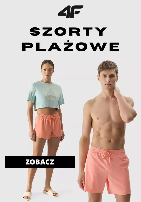 4F - gazetka promocyjna Szorty plażowe od wtorku 23.07 