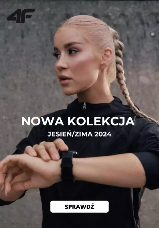 4F - gazetka promocyjna Nowa kolekcja damska Jesień/Zima 2024 w SUPER cenach od czwartku 28.11 