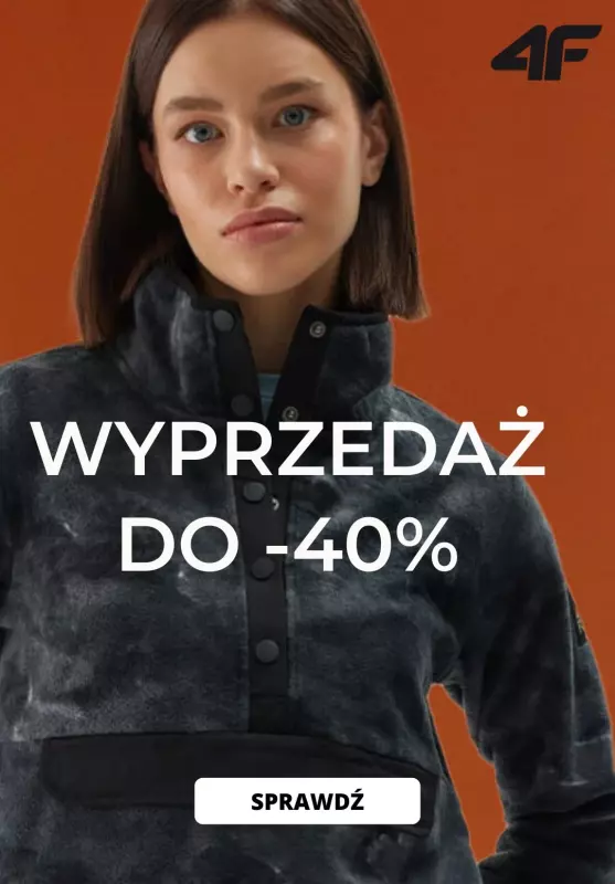 4F - gazetka promocyjna Kolekcja damska do 100 zł WYPRZEDAŻ do -40% od czwartku 12.12 do niedzieli 22.12