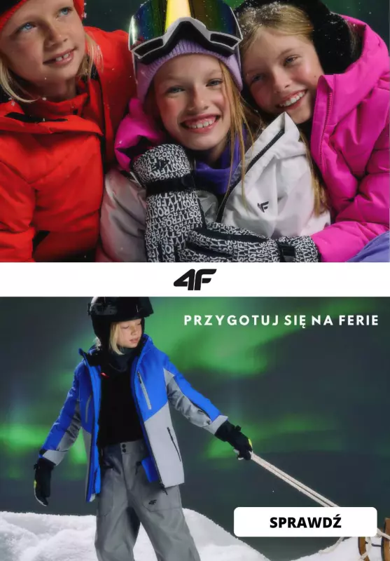 4F - gazetka promocyjna Przygotuj się na ferie! od poniedziałku 27.01 