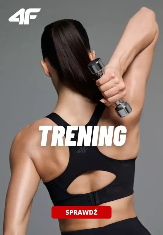 4F - gazetka promocyjna Odzież damska na trening od piątku 14.02 