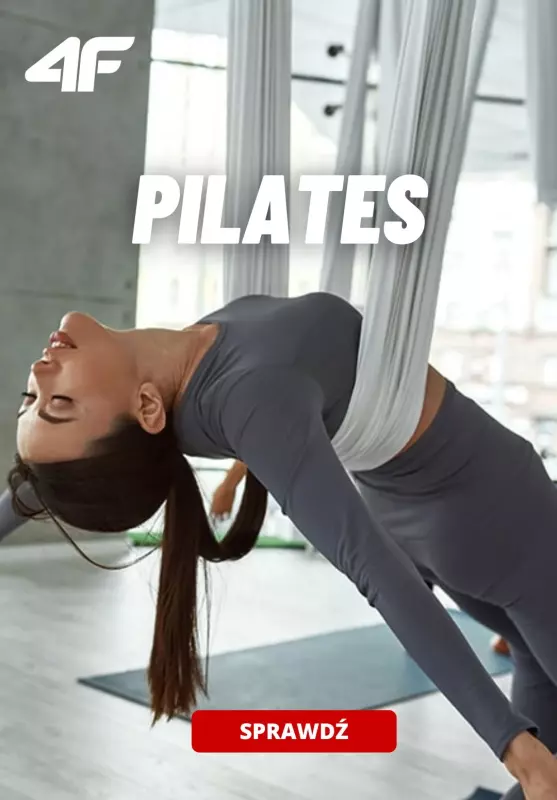 4F - gazetka promocyjna Odzież na Pilates dla NIEJ od piątku 28.02 do niedzieli 09.03