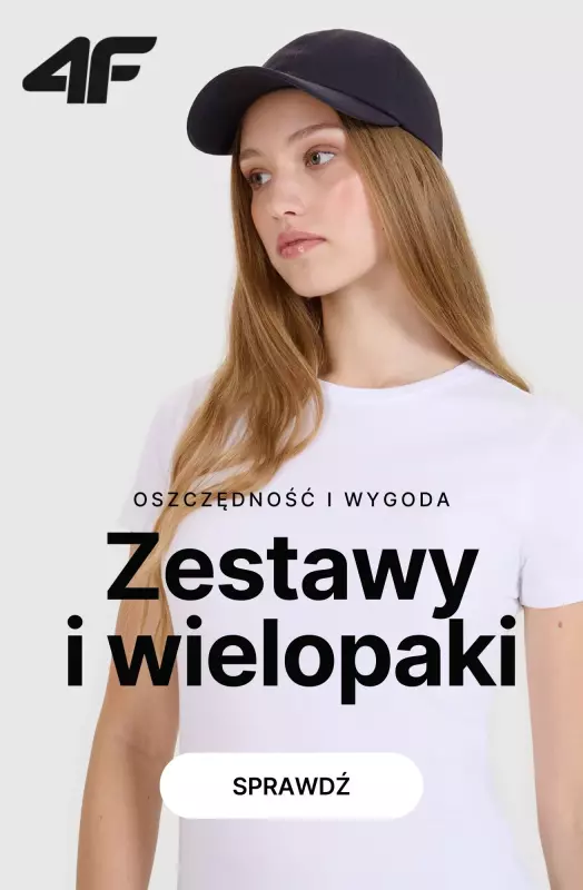 4F - gazetka promocyjna Zestawy i wielopaki - oszczędność i wygoda! od piątku 21.03 