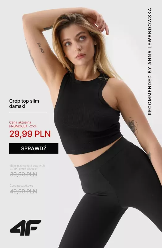 4F - gazetka promocyjna -20% przy zamówieniu za min. 199 PLN od piątku 28.03 do środy 02.04 - strona 2